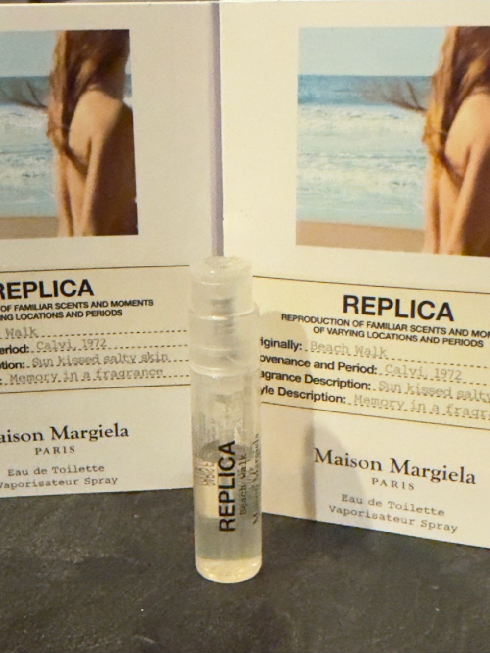 Maison Martin Margiela Replica Beach Walk EDT 5pk sample cards - Picture 2 of 3